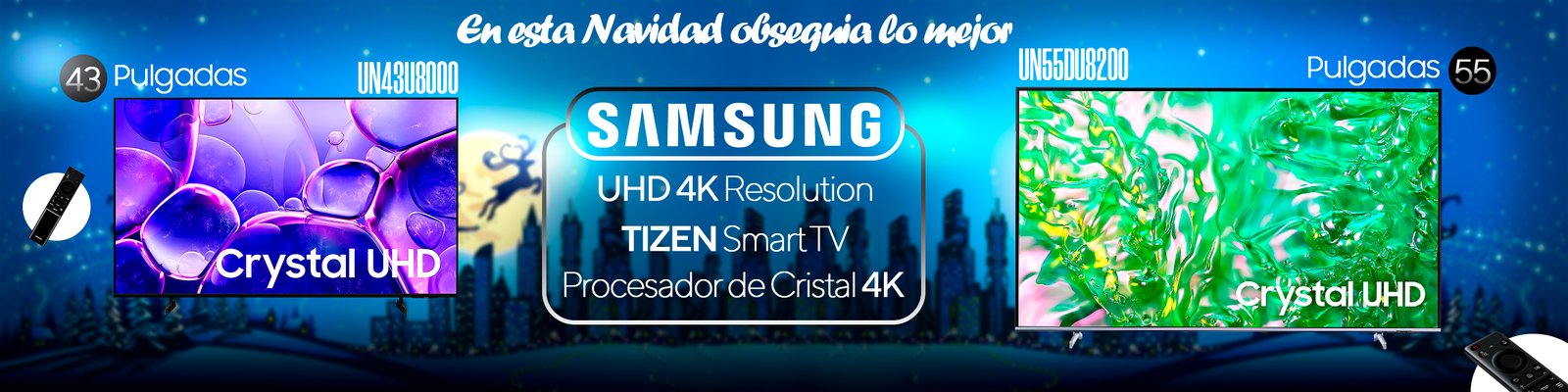 Inicio flayer diciembre samsung tvs