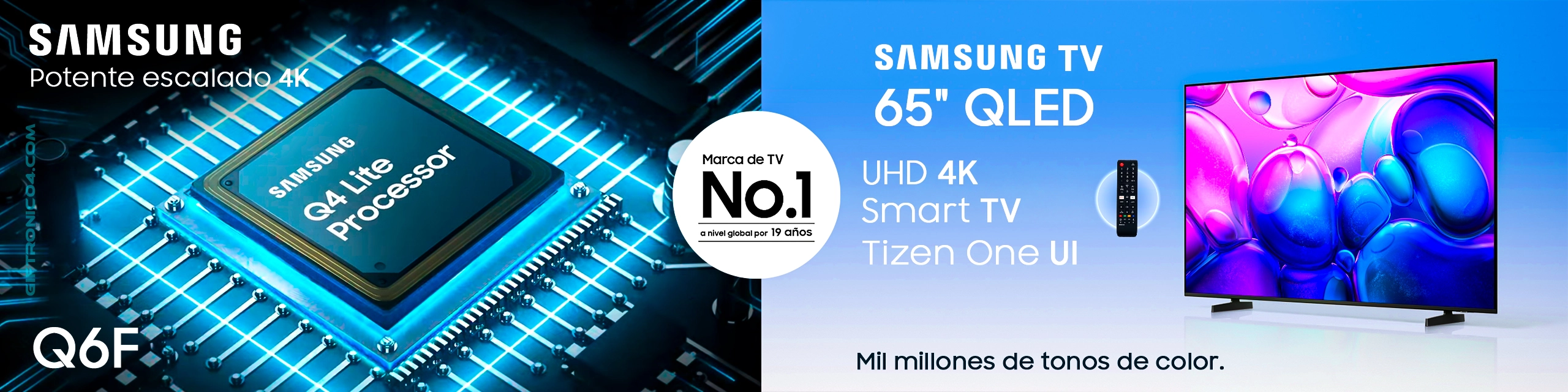 Inicio samsung 65 qled q6f 4k smart tv