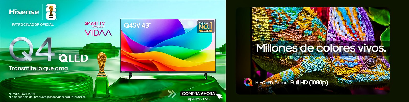 Inicio hisense 43q4sv