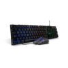 Combo Teclado Y Mouse Gamer Rgb Usb Unitec DG-0905 Led Multicolor - Imagen 3