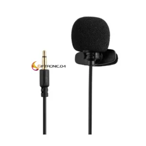 Micrófono De Solapa Para Pc Y Amplificador Entrada 3.5 Mm Ts