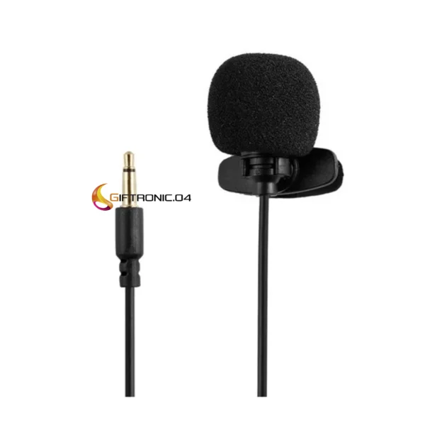 Micrófono De Solapa Para Pc Y Amplificador Entrada 3.5 Mm Ts