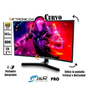 MONITOR J&R GAMING '27' PULGADAS FHD CURVO