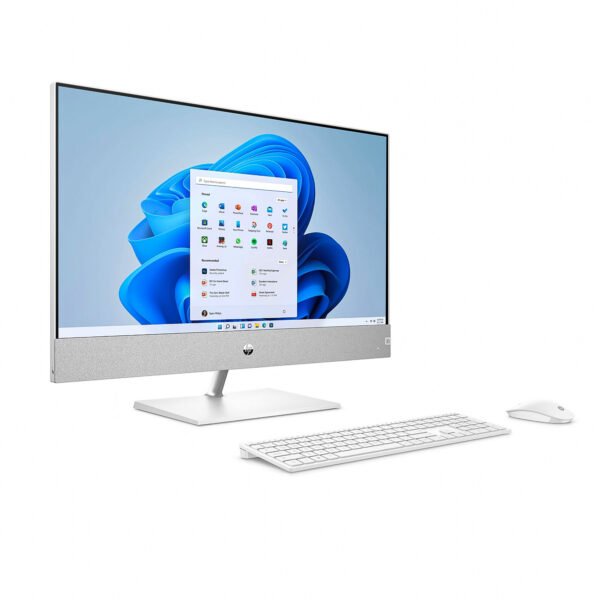 AIO HP PAVILION 27" AMD R5-5500U RAM 8GB 512GB SSD - Blanco — foto 2 de 6
