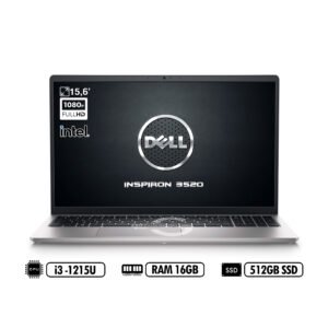 Inicio Portatil DELL 15,6' FHD INTEL i3-1215U Ram 16GB DDR4 512GB SSD Silver