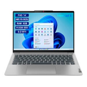 Inicio Portatil LENOVO 14' FHD AMD R5-5625U Ram 8GB 512GB SSD GREY