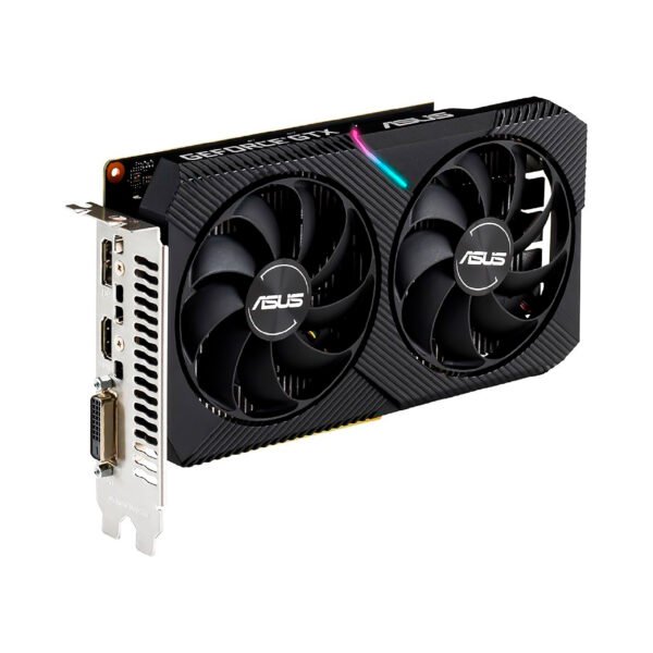 Tarjeta Grafica ASUS Dual GeForce GTX 1650 Mini OC Edition 4GB GDDR6 — foto 3 de 5