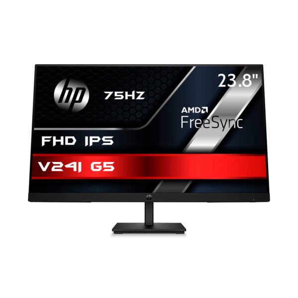 Monitor HP 23.8" Pulgadas V24I G5 Plano FHD IPS Negro