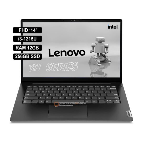 PORTATIL LENOVO V14 G3 IAP FHD INTEL i3-1215U RAM 12GB 256GB SSD GRAY