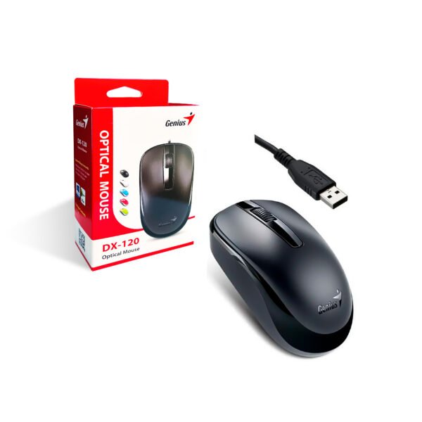 Mouse Óptico Genius DX-120, Black