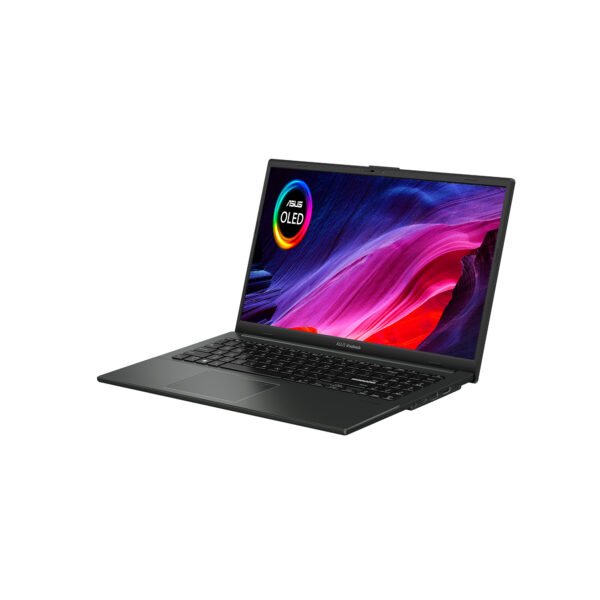PORTATIL ASUS Vivobook OLED E1504F AMD R5-7520U RAM 16GB LPDDR5 512GB SSD BLACK — foto 2 de 7