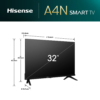 Hisense 32'' pulgadas Smart TV HD 32A4N - Imagen 4