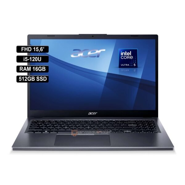 Portátil Acer A15-51P-591E 15.6' FHD Intel Ultra 5-120U Ram 16GB DDR5 512GB SSD GRAY