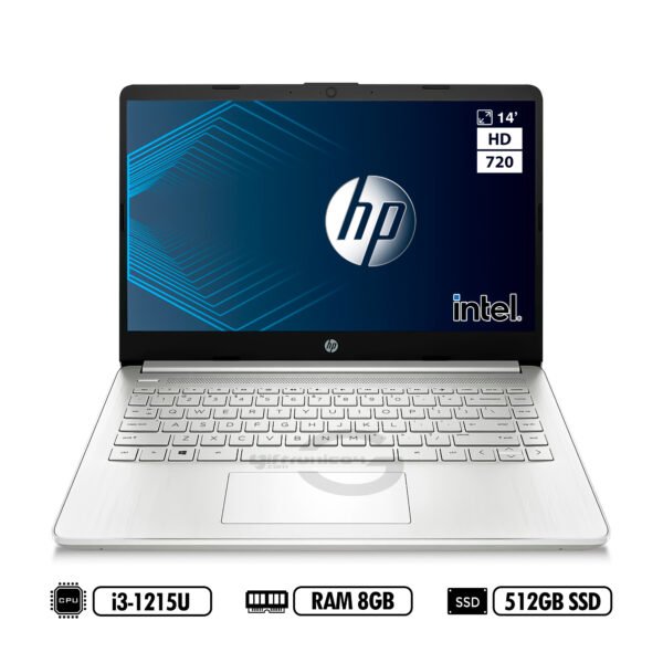 PORTATIL HP 14-dq5038la HD INTEL i3-1215U RAM 8GB DDR4 512GB SSD SILVER