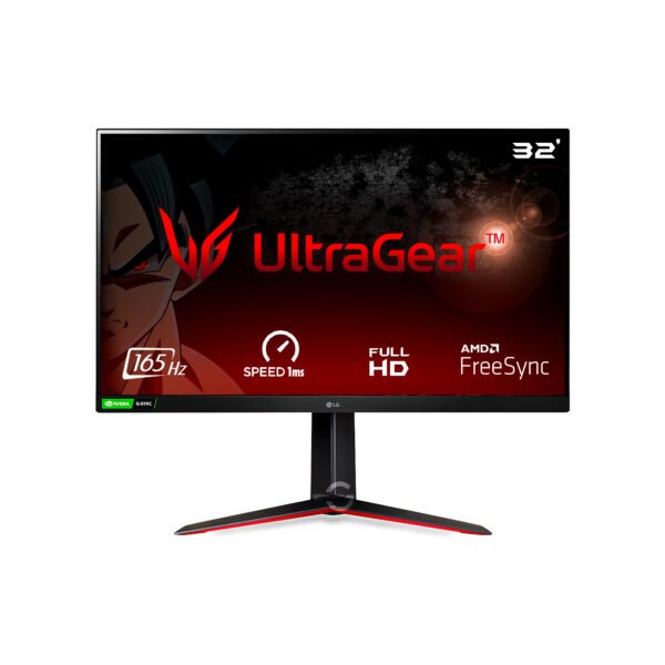 Monitor Gamer LG 32GN55R-B UltraGear FHD 165Hz 1Ms AMD FreeSync