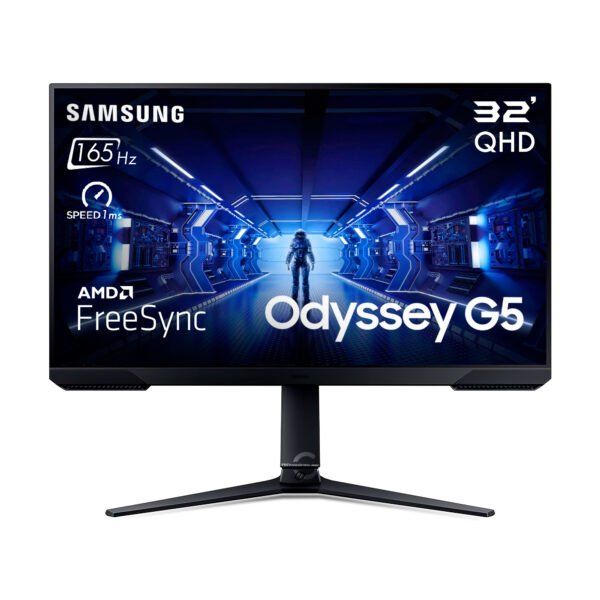 Monitor GAMER SAMSUNG 32' Odyssey CG512EN QHD Plano Negro