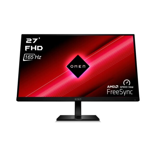 Monitor HP 27' OMEN GAMER FHD PLANO 165Hz 1MS