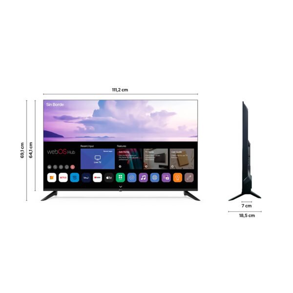 Televisor XKIM X504KW SMAR TV 50' 4K Web OS Black — foto 3 de 5
