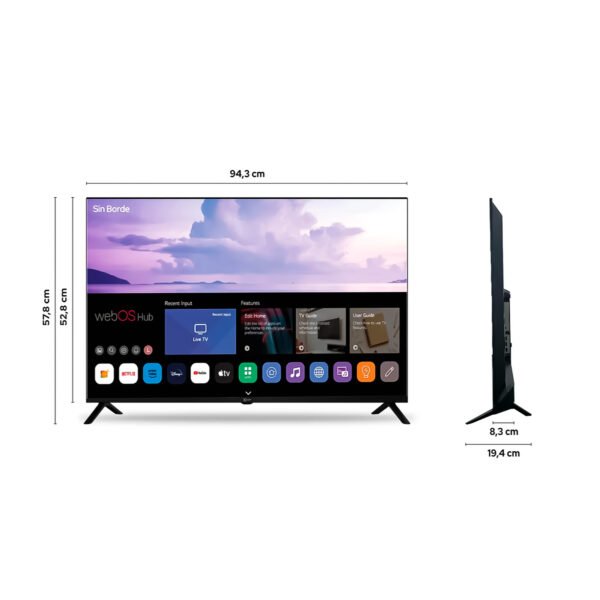 Televisor XKIM 43' FHD X4310FHDW Smart Tv Web Os — foto 3 de 5