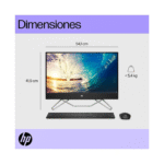 AIO HP 24-cb1028la FHD Intel i5-1235U RAM 32GB DDR4 512GB SSD Black - Imagen 7