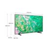 TV SAMSUNG 50" UN50DU8000KXZL 4K UHD LED Crystal Smart TV Black - Imagen 4