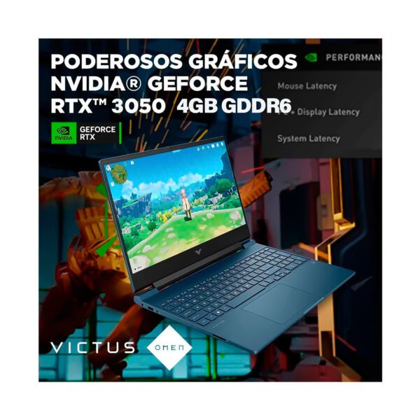 Portátil Gamer Victus HP 15-Fa0021la | Intel Core i5-12450H | 32GB RAM 1TB SSD | RTX 3050 — foto 5 de 10