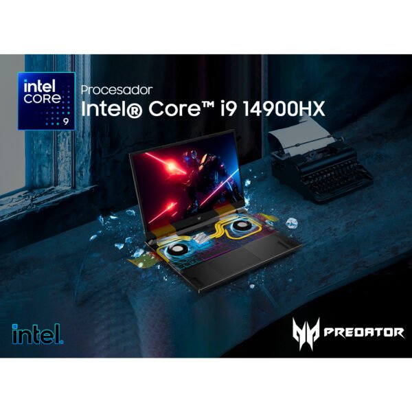 Combo Monitor & Portátil: Acer Predator Intel i9-14900HX, 16GB RAM, 1TB SSD, NVIDIA RTX 4060 8GB — foto 4 de 11