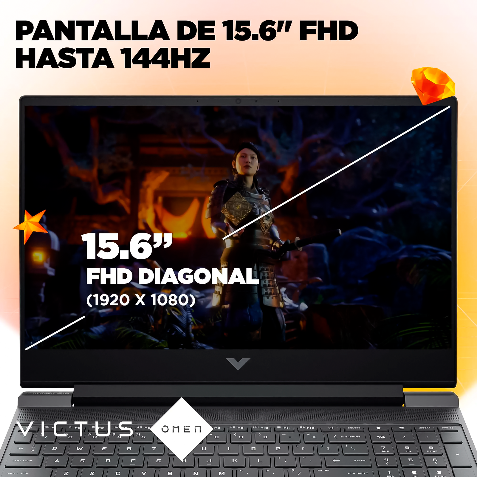 A17E5LA_10ImagenSecundaria Portátil Gamer Victus HP 15-fa2700la | Intel Core i5-13420H |16GB RAM 1TB SSD | RTX 3050 - Imagen 3