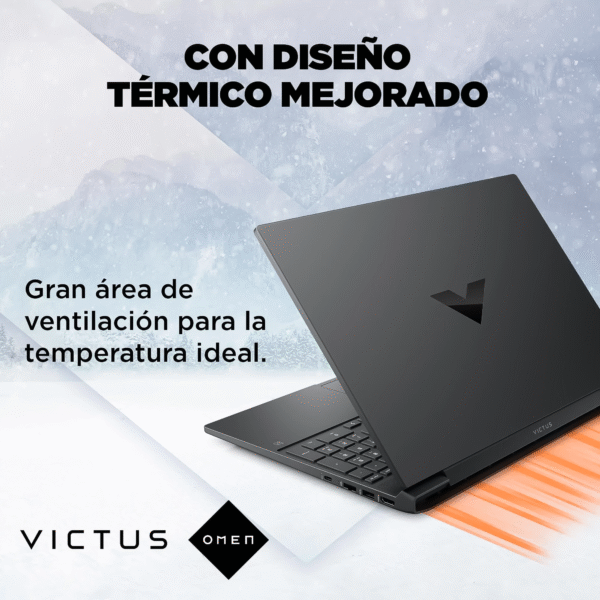 COMBO MONITOR & PORTATIL VICTUS HP 15-fb2025la FHD AMD R5-8645HS RAM 16GB 1TB SSD NVIDIA RTX2050 — foto 7 de 10
