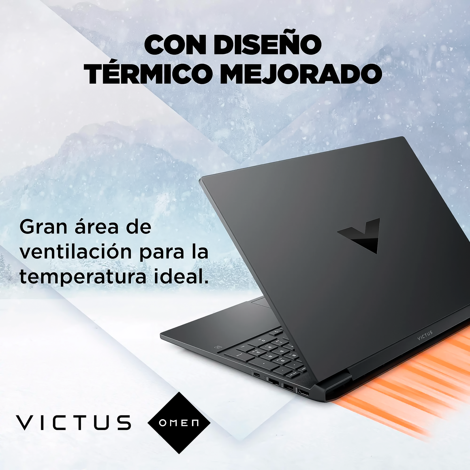 A17E5LA_12ImagenSecundaria COMBO MONITOR & PORTATIL VICTUS HP 15-fb2025la FHD AMD R5-8645HS RAM 16GB 2TB SSD NVIDIA RTX™2050 - Imagen 7