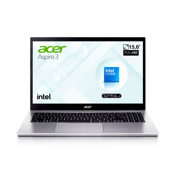 Portátil Acer A315-59-39GN | 15,6' FHD IPS | Intel i3-1215U | 16GB RAM 512GB SSD | Gris — foto 1 de 7