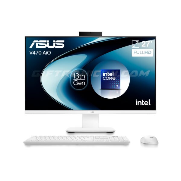 Computador Aio Asus V470VAK 27" FHD Intel Core i7-13620H 24GB Ram 512GB SSD Blanco — foto 1 de 8