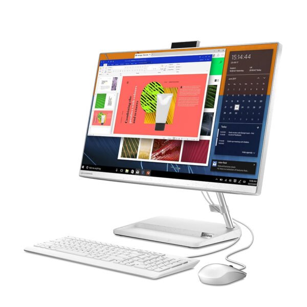Aio Lenovo IdeaCentre AIO 3 24ALC6 | 23,8' FHD | AMD R5-7430U | 16GB RAM 512GB SSD | Blanco — foto 2 de 8