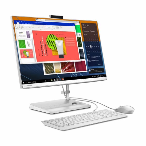 Aio Lenovo IdeaCentre AIO 3 24ALC6 | 23,8' FHD | AMD R5-7430U | 16GB RAM 512GB SSD | Blanco — foto 4 de 8
