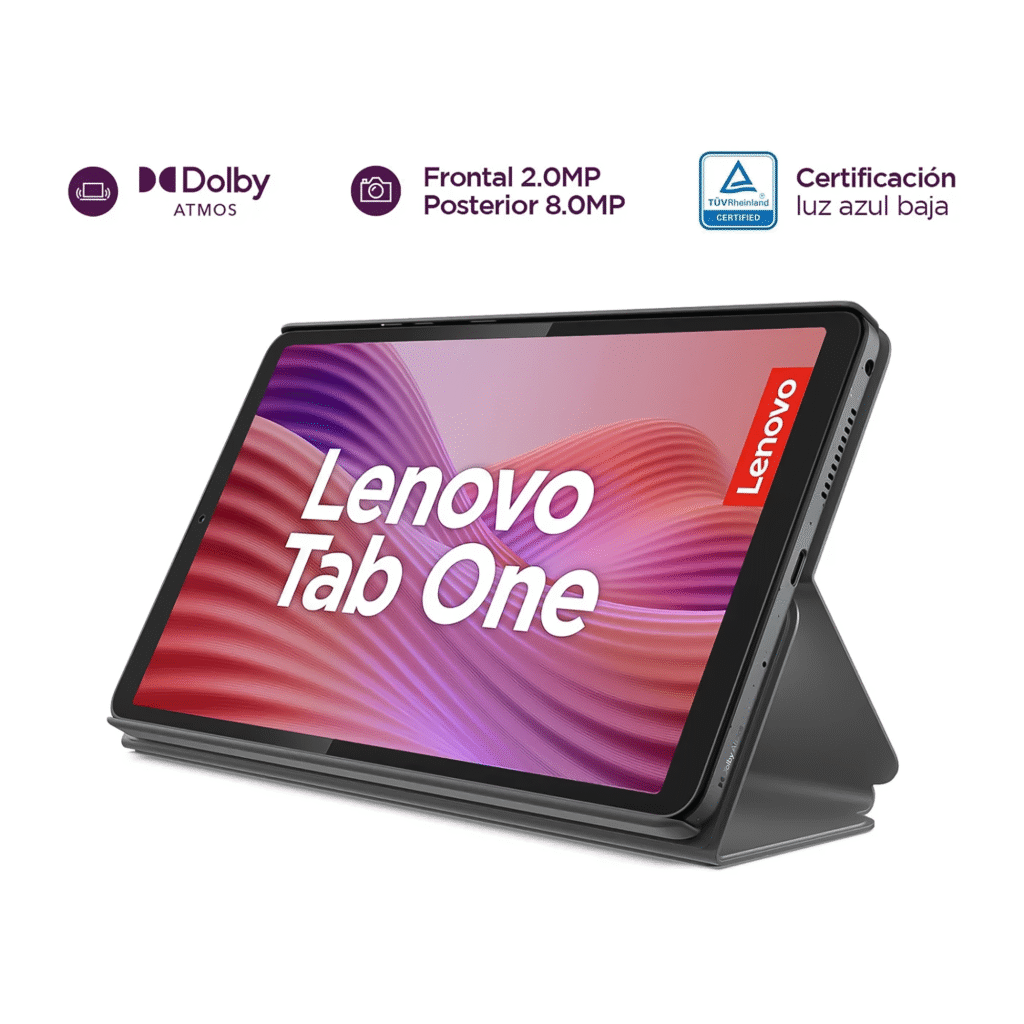 tablet lenovo tb305fu tab one 8.7" hd mediatek ram 4gb 64gb gris estuche