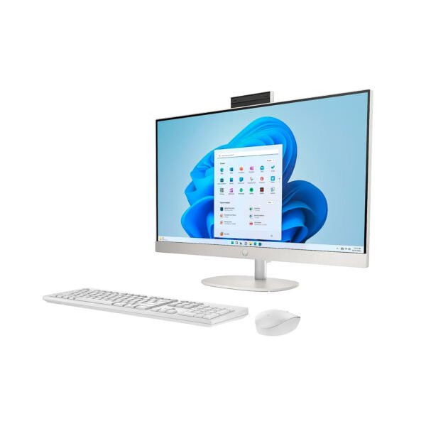 Computador AIO Hp 24-cr0256la | 23,8' FHD Tactil | AMD R5-7520U | 8GB RAM 512GB SSD | Blanco — foto 2 de 6