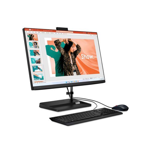 Aio Lenovo IdeaCentre AIO 3 24ALC6 | 23,8' FHD | AMD R7-7730U | 32GB RAM 512GB SSD | Negro — foto 2 de 7