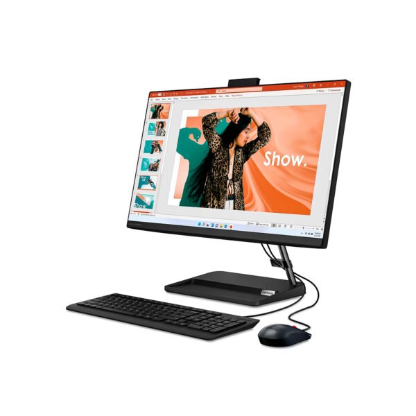 Aio Lenovo IdeaCentre AIO 3 24ALC6 | 23,8' FHD | AMD R7-7730U | 32GB RAM 512GB SSD | Negro — foto 4 de 7
