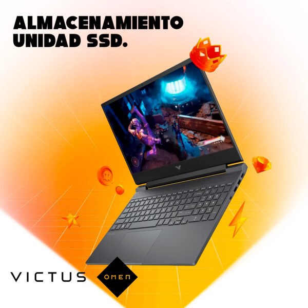 Portátil Gamer Victus HP 15-fb3019la | AMD R7-7445HS | 8GB RAM 512GB SSD | RTX3050 6GB — foto 6 de 10