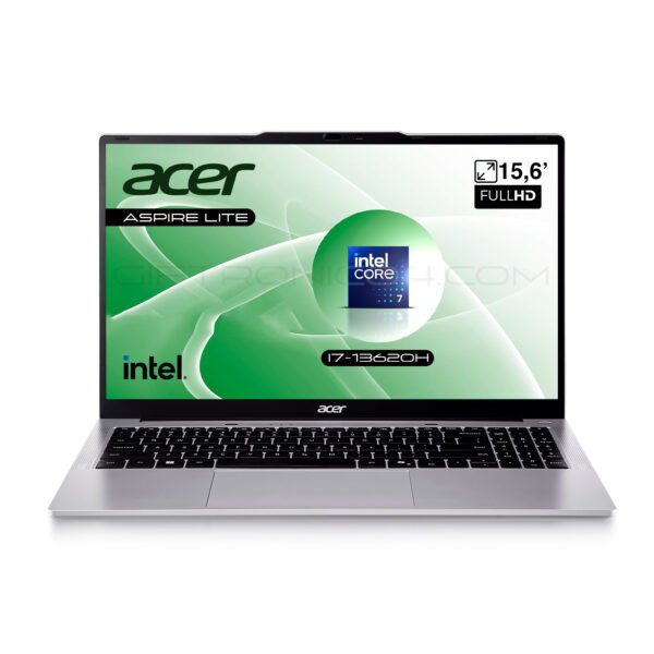 Portatil Acer Aspire Lite | 15,6' FHD IPS | Intel i7-13620H | 40GB RAM 512GB SSD | Silver — foto 1 de 7