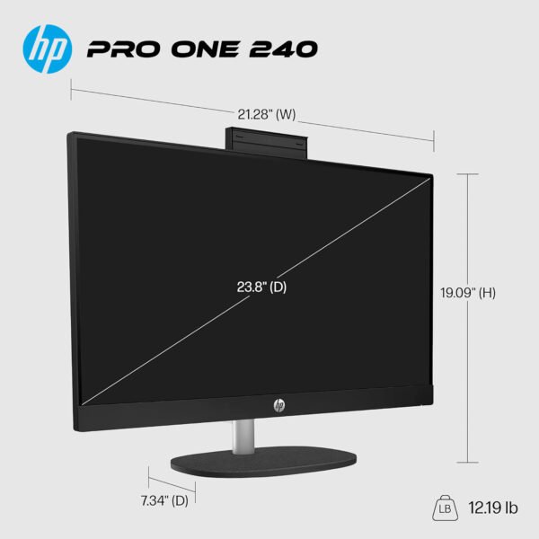 Computador Aio Hp Pro One 240 G10 | 23,8" FHD | Intel i5-1334U | 16GB RAM 512GB SSD | Negro — foto 2 de 7