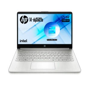 Inicio portátil hp 14 dq3502la | 14" hd | intel celeron n4500 | 8gb ram 512gb ssd | plateado