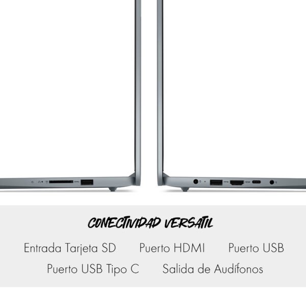 Portátil Lenovo Slim 3 15IRH8 Pantalla Touch | Intel i7-13620H | 16GB RAM 512GB SSD | Gris — foto 5 de 9