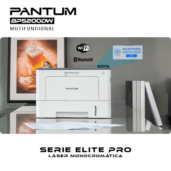 Impresora Pantum BP5200DW Mono Laser Printer-Elite Pro Series — foto 7 de 8