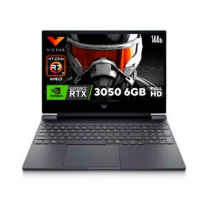 Inicio portátil gamer victus hp 15 fb3019la | amd r7 7445hs | 8gb ram 512gb ssd | rtx3050 6gb