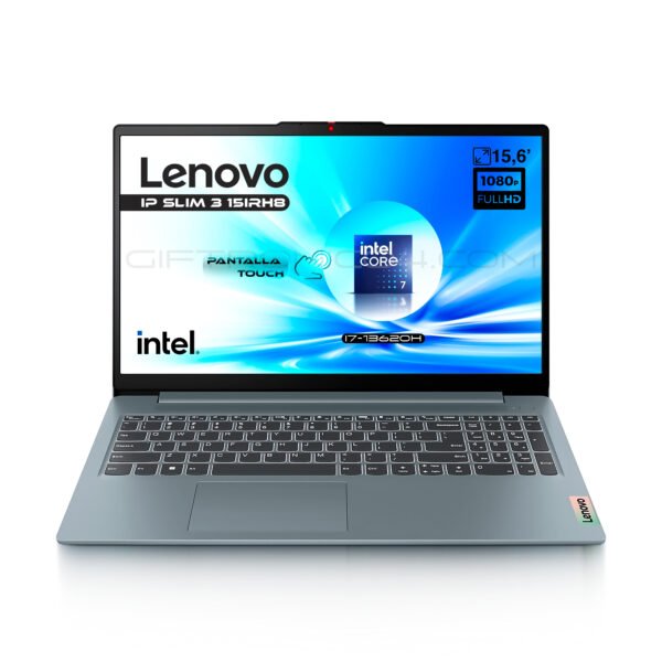 Portátil Lenovo Slim 3 15IRH8 Pantalla Touch | Intel i7-13620H | 16GB RAM 512GB SSD | Gris — foto 1 de 9