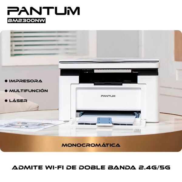 Impresora Pantum BM2300NW Láser Multifunción Monocromática WiFi — foto 5 de 7