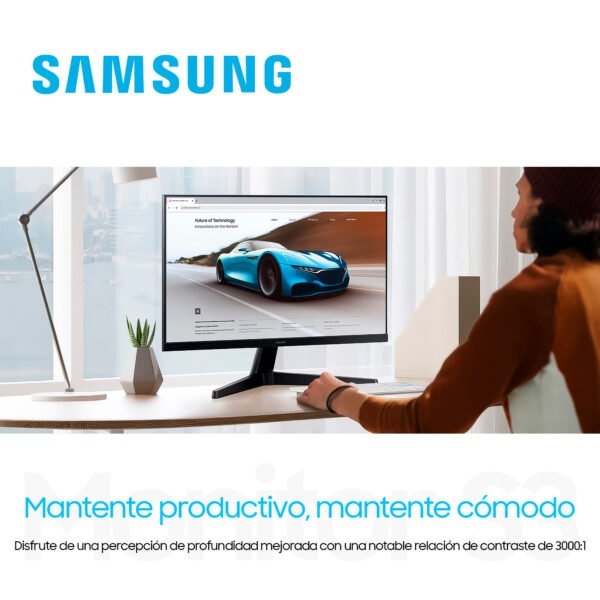 Monitor Samsung 24" S3 Full HD 100Hz LS24F330EANXZA - Profesional — foto 4 de 9