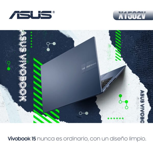 Portátil ASUS Vivobook 15 X1502V: i5-13420H, 16GB RAM, 1TB SSD - Azul — foto 6 de 9