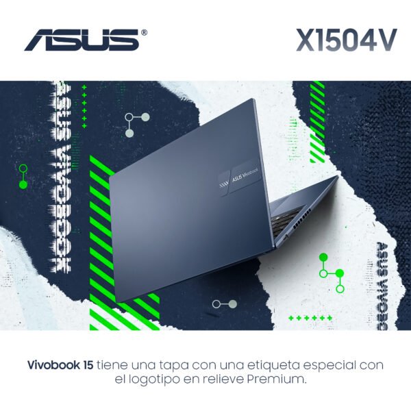 Portatil ASUS Vivobook 15 X1504VA: Intel Core i5-120U 12GB RAM y SSD de 512GB – Azul — foto 7 de 10